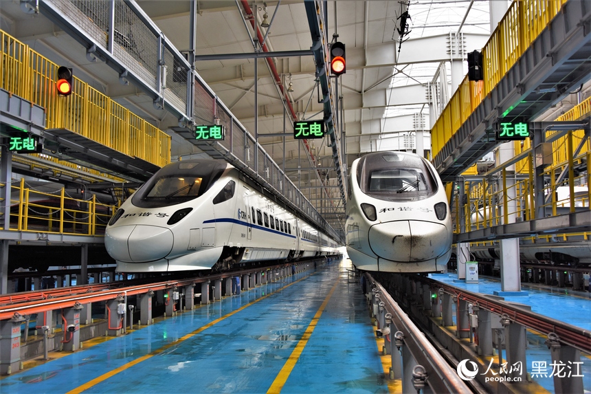 哈爾濱：加強(qiáng)動(dòng)車“體檢” 為暑運(yùn)提供安全運(yùn)力保障