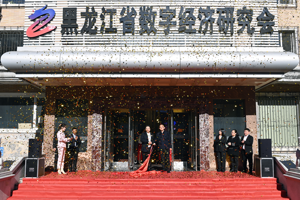 黑龍江省數(shù)字經(jīng)濟研究會數(shù)字經(jīng)濟產(chǎn)業(yè)園落戶哈爾濱市香坊區(qū)。汪曉濤 攝