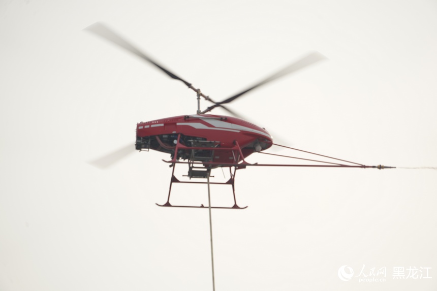 黑龍江低空經濟按下“快進鍵” Q100農業植保無人機下線