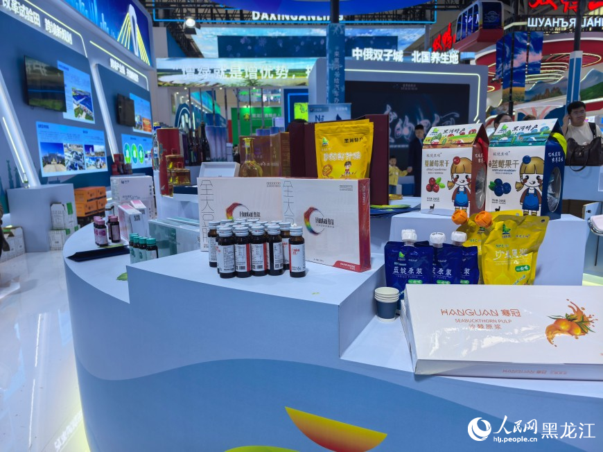 黑河展區部分展品。